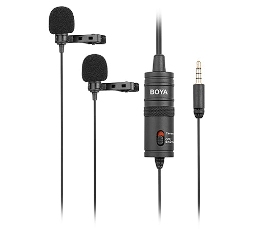 Boya By-M1Dm Dual Lavalier Microphone For Smart Phones