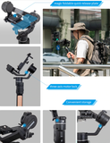 Feiyutech Ak2000C 3-Axis Gimbal For Dslr & Mirrorless Cameras, 2Kg Payload