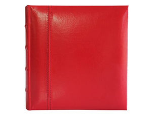 Glorious Leather 200 Photo Slip-In Album Red (3043G7R)