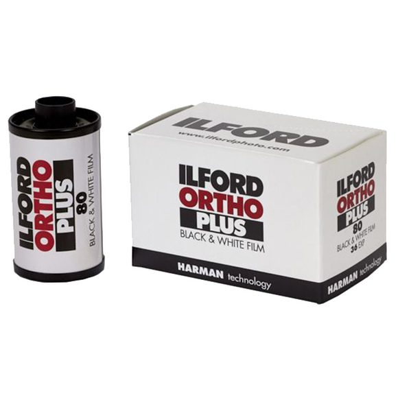 Ilford Ortho Plus 35Mm 36 Exposure Black & White Film