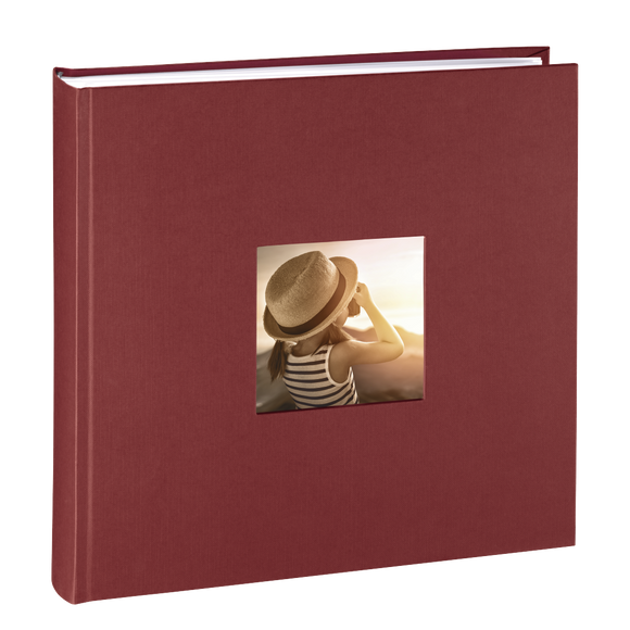 Hama Fine Art Jumbo Album, 30x30cm Drymount Photo Album Burgundy