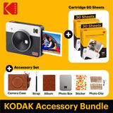 Kodak Instant Camera Mini Shot 3 Retro Cartridge + Accessories Bundle