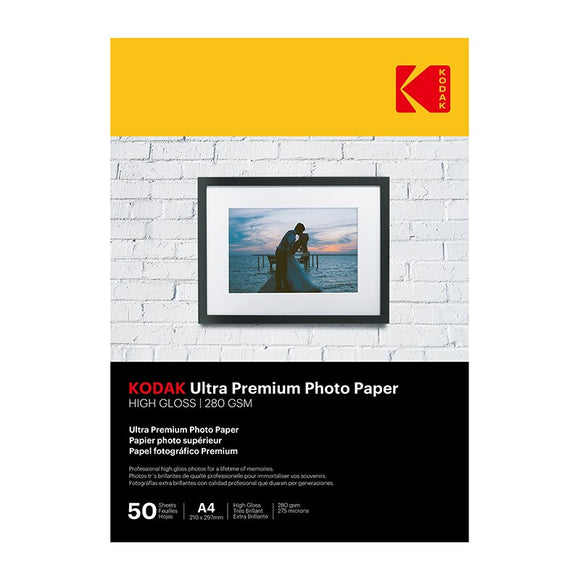 Kodak Photo Paper High Gloss 280Gsm A4 50 Sheets