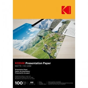 Kodak Presentation Paper Matte 130Gsm 100 Sheets