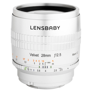 Lensbaby Velvet 28Mm F2.5 Lens For Pentax K (Silver)