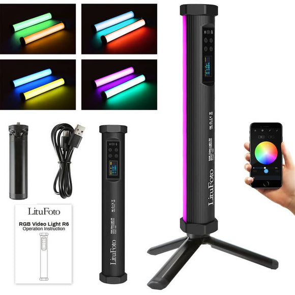 Litufoto Rgb Portable Stick Photography Light - R 6