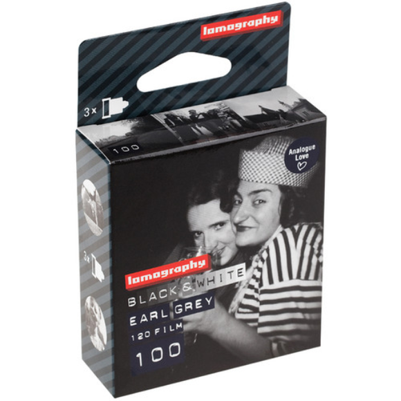 Lomography Earl Grey 100 B&W Film (120 Roll, 3 Pack)