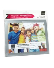 6"X4" Magnetic Fridge Silver Photo Frame 51-003