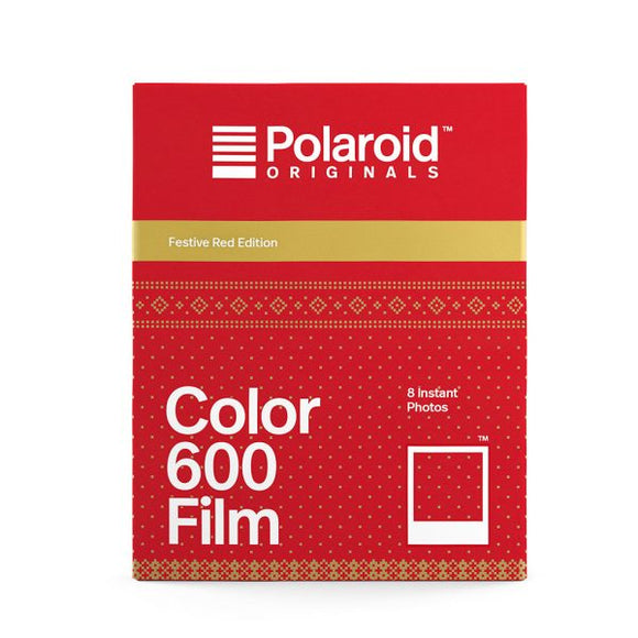 Polaroid Originals Colour 600 Film > Festive Red (Holiday Edition)