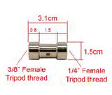 Spigot 1/4" Female - 3/8" Female